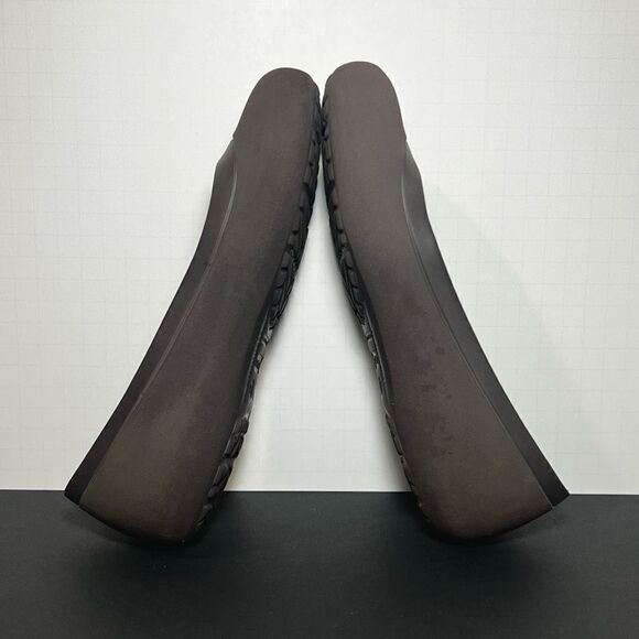 Womens CROCS Dark Brown Slip On Ballet Flats / Size 7 - Picture 7 of 9